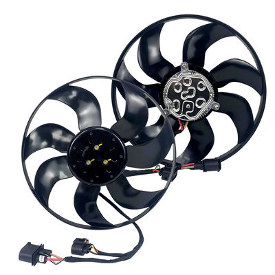 フォルクスワーゲンシャラン用の600W ロングワイヤラディエーター電気冷却扇
