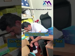 ドバイの顧客が、当社のエアショックを現場で設置し、テストしています。